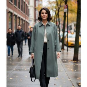 Lord & Taylor Petites Coat Removable Wool Lining Full Length Womens Size S